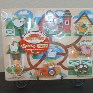 Melissa & Doug Farmyard Maze Puzzle (NIP)